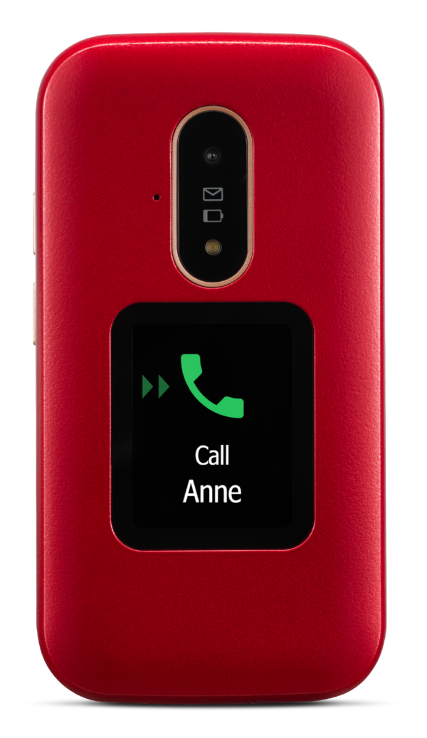 Doro 6880 - téléphone portable senior à clapet rouge 4g - La Poste